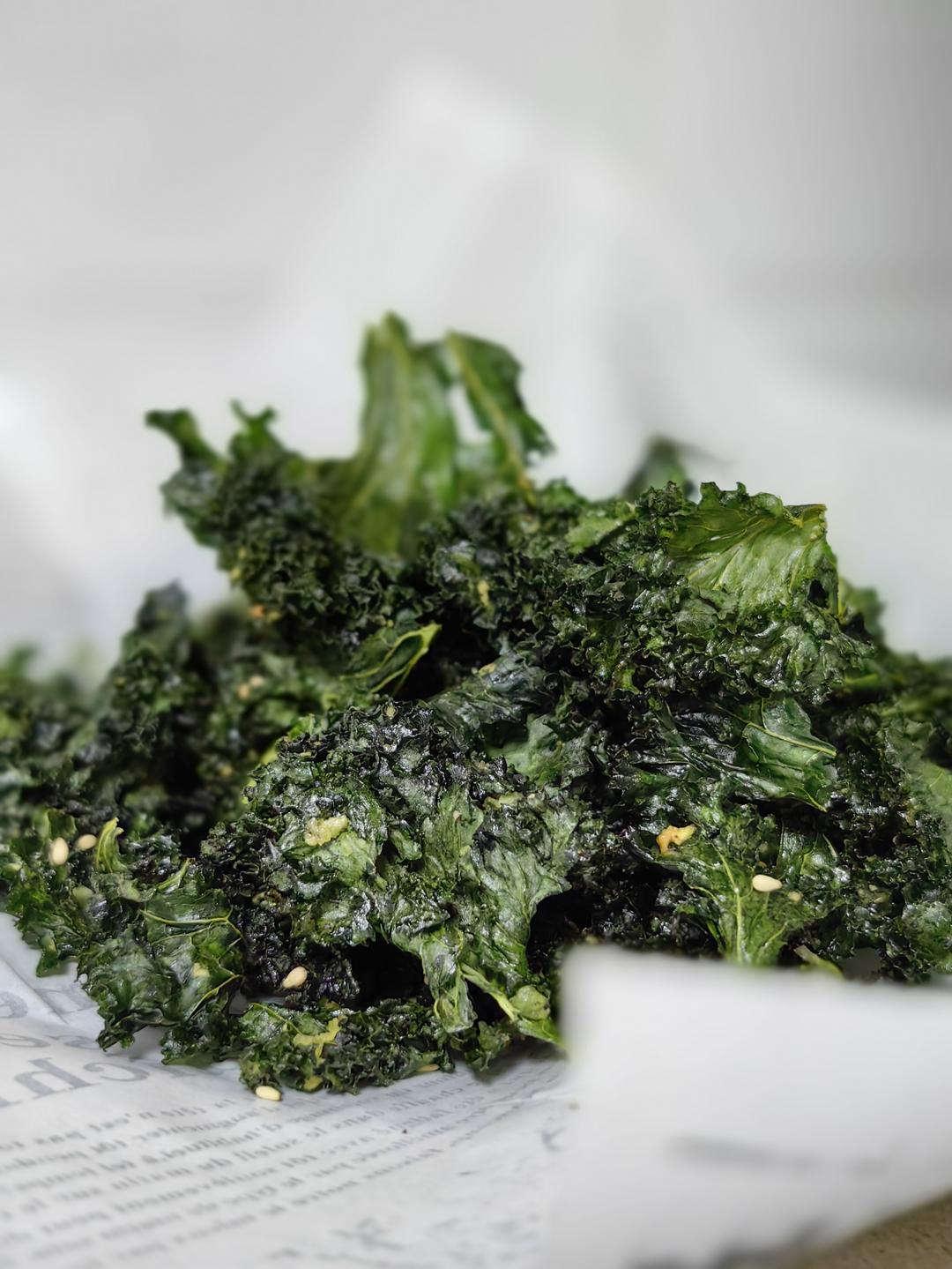 好吃又健康的小零食——烤羽衣甘蓝脆片