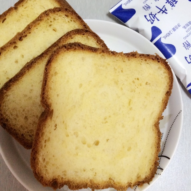 超级好吃的原味面包（面包机版）