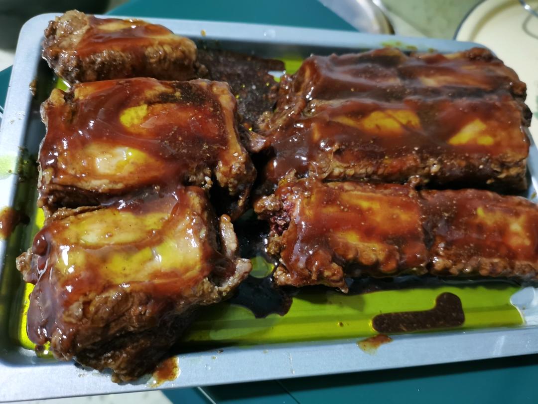 烤箱版简易烤排骨