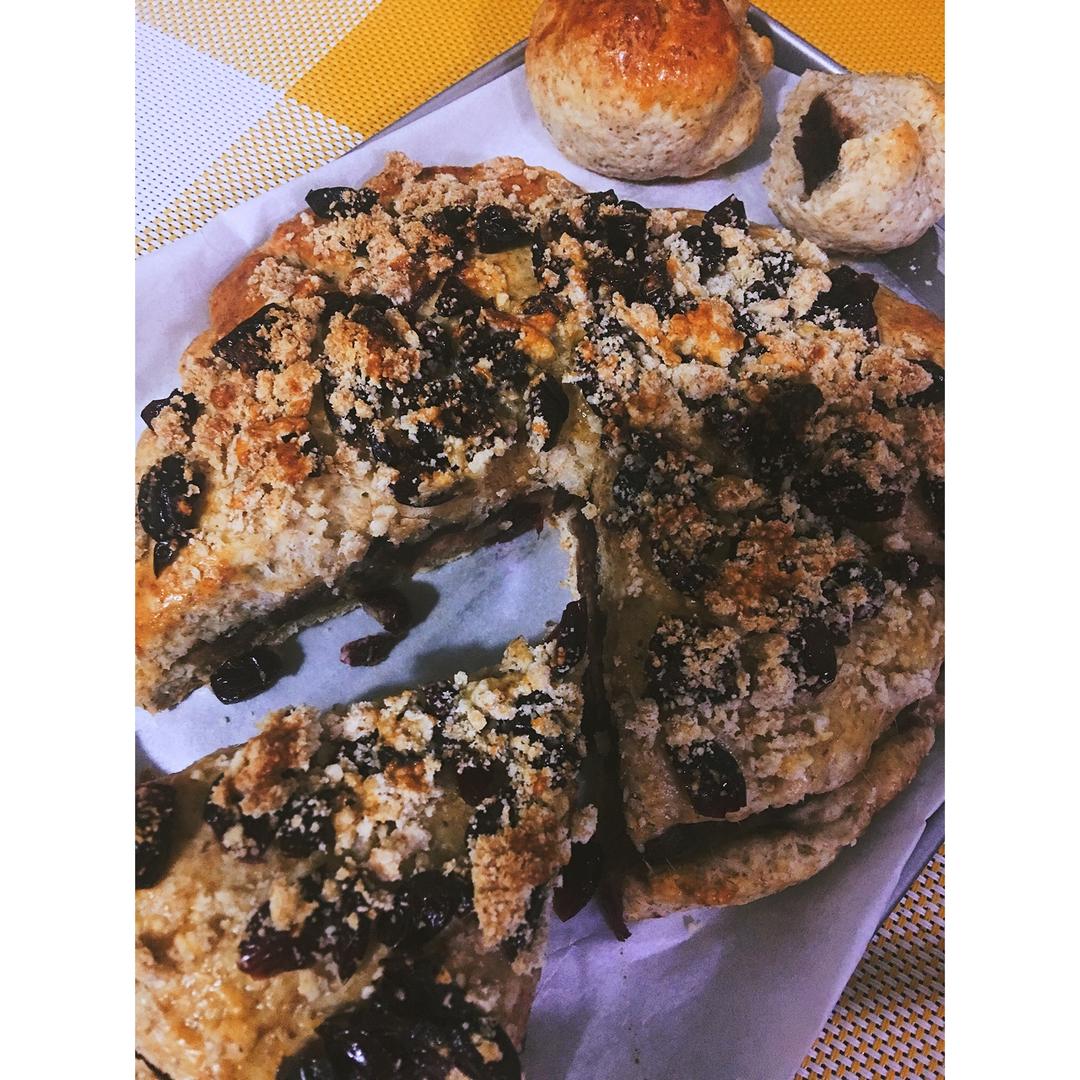 红豆蔓越莓司康（松饼）