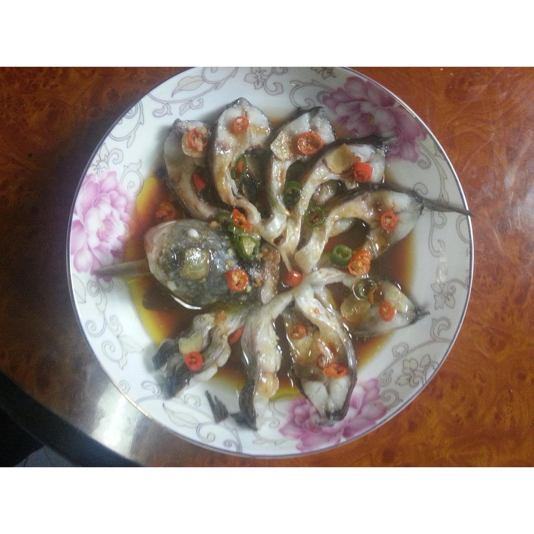 孔雀开屏清蒸鱼