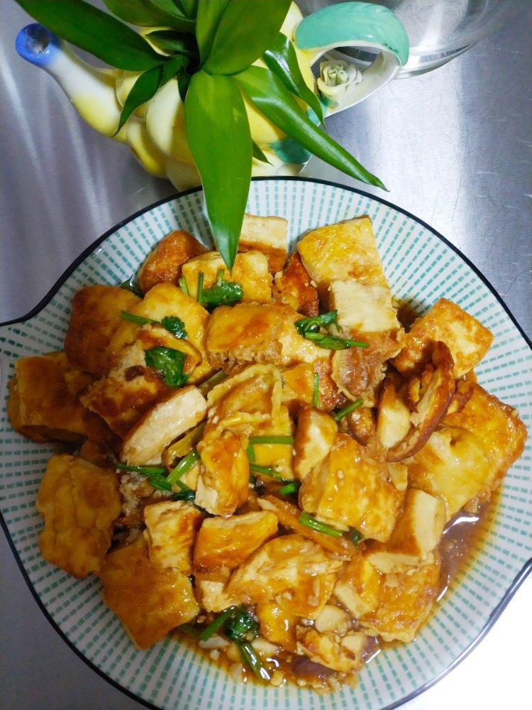 无敌好吃的香煎豆腐