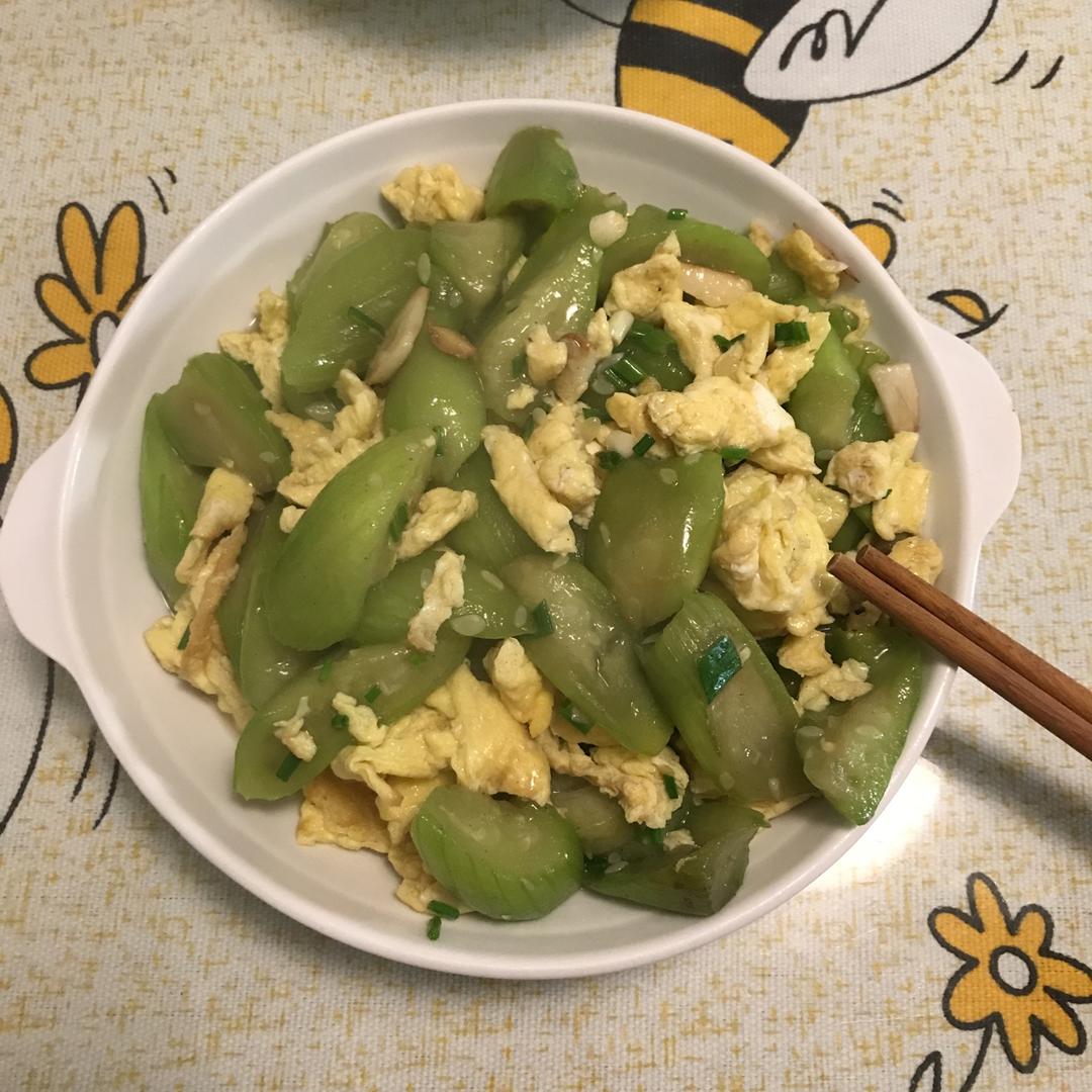 丝瓜炒蛋
