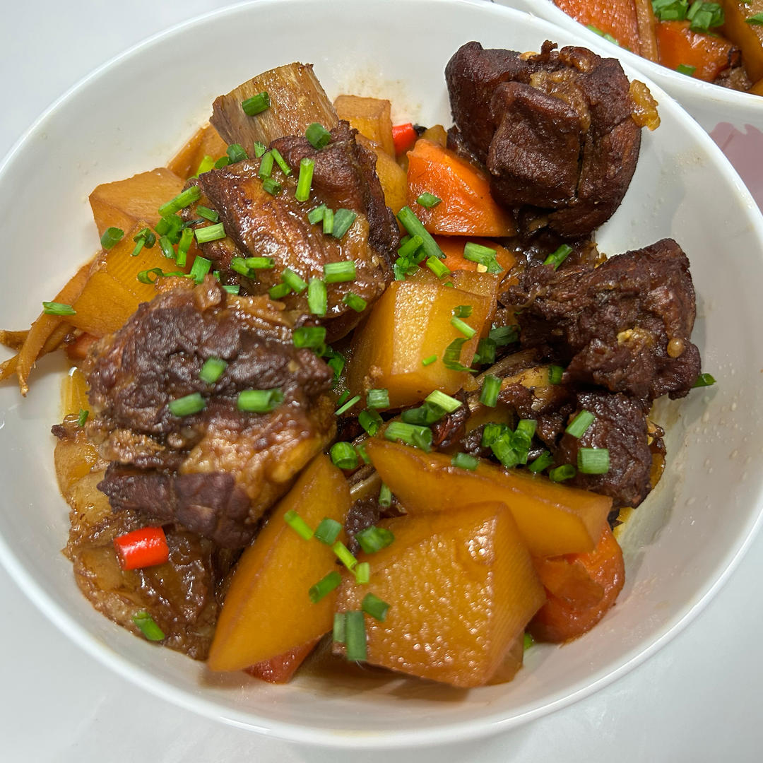 🔥巨好吃的红烧排骨炖土豆❗️懒人版轻松做拿手菜