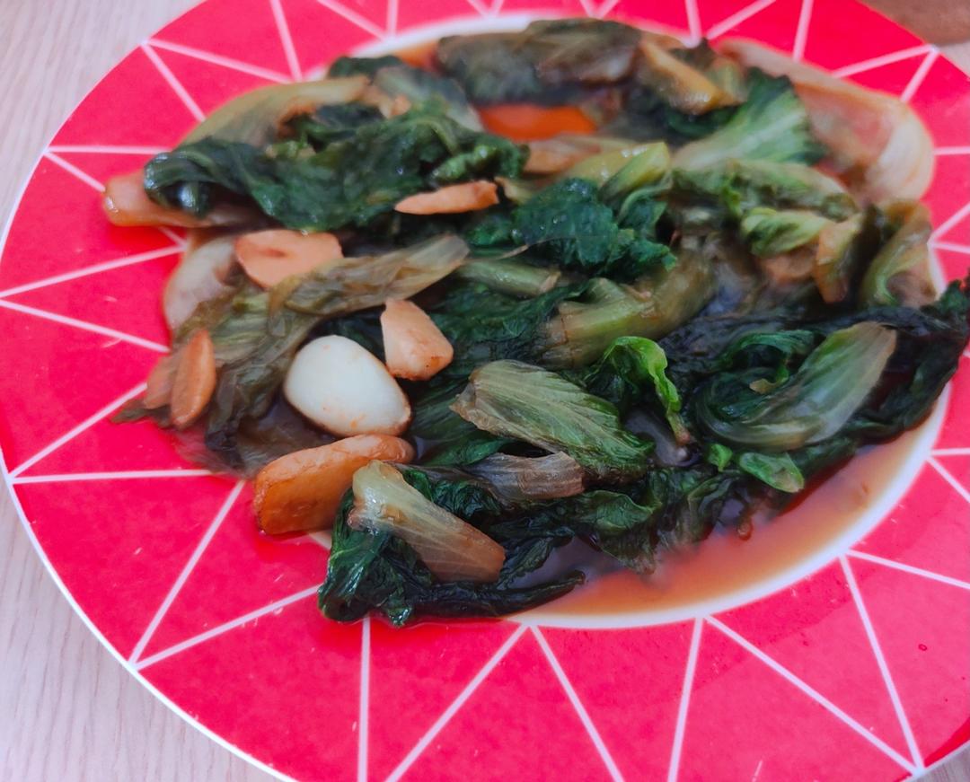 一点不输饭店的白灼罗马生菜