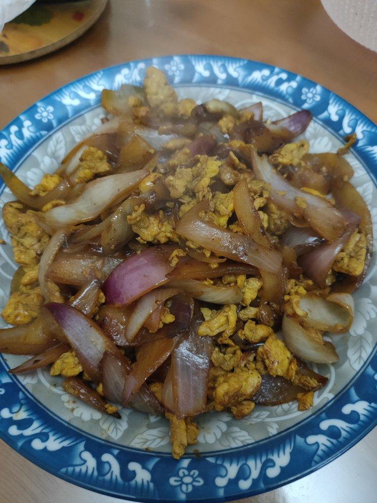 洋葱炒鸡蛋