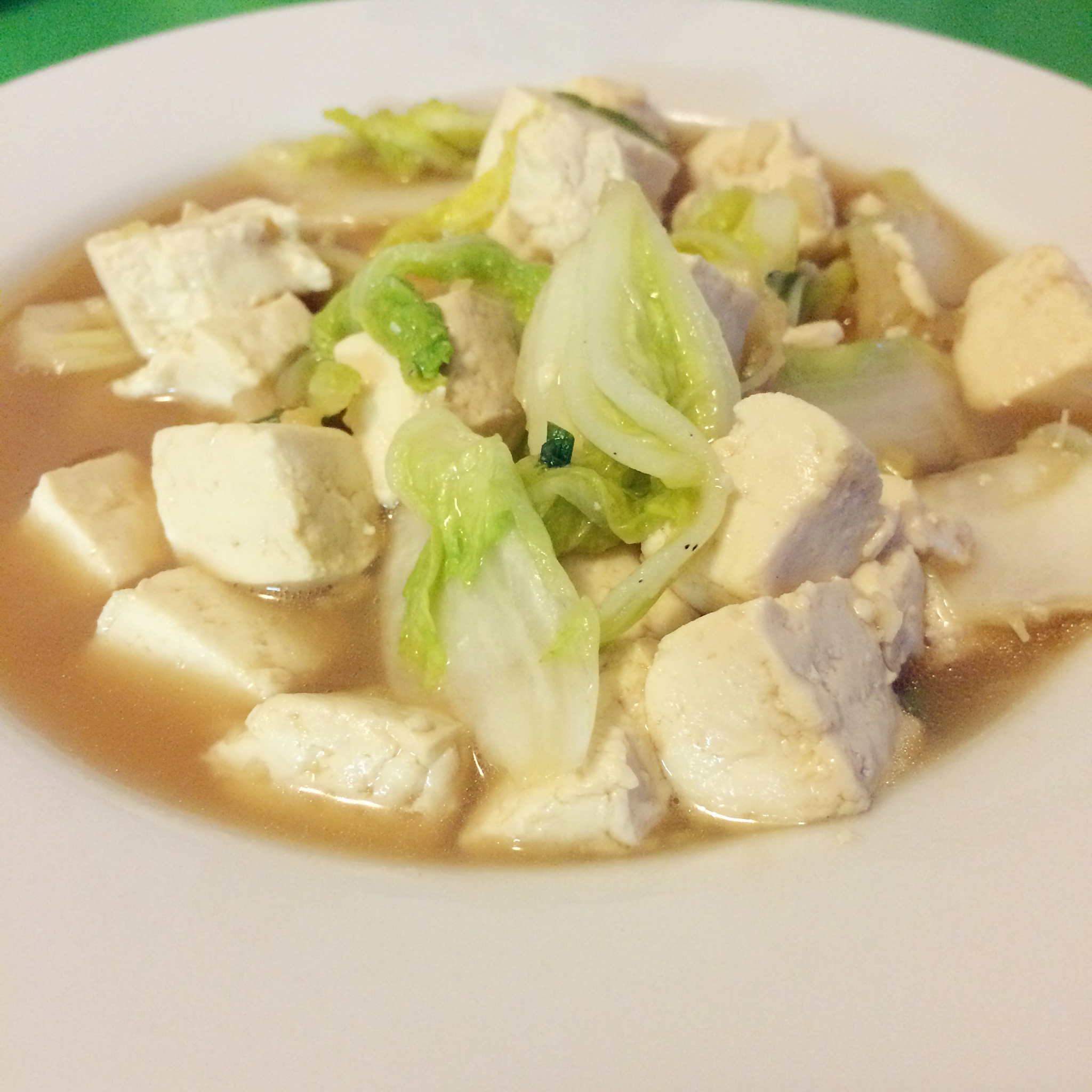 白菜炖豆腐