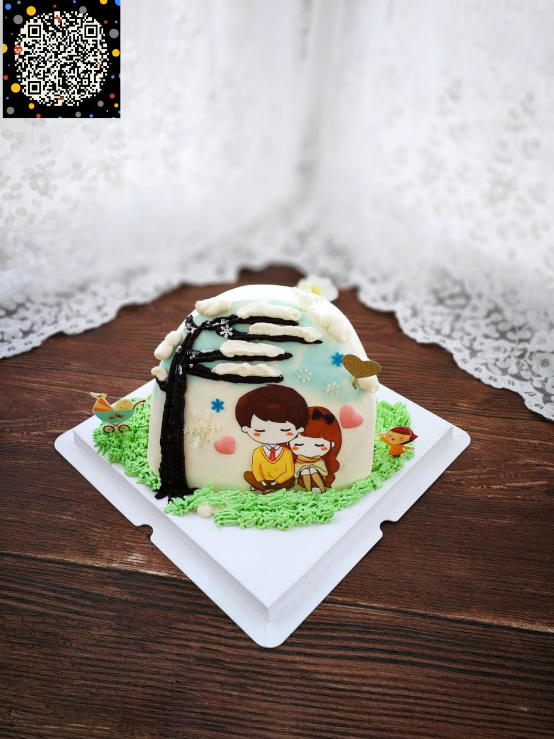 （视频）坡型蛋糕的制作