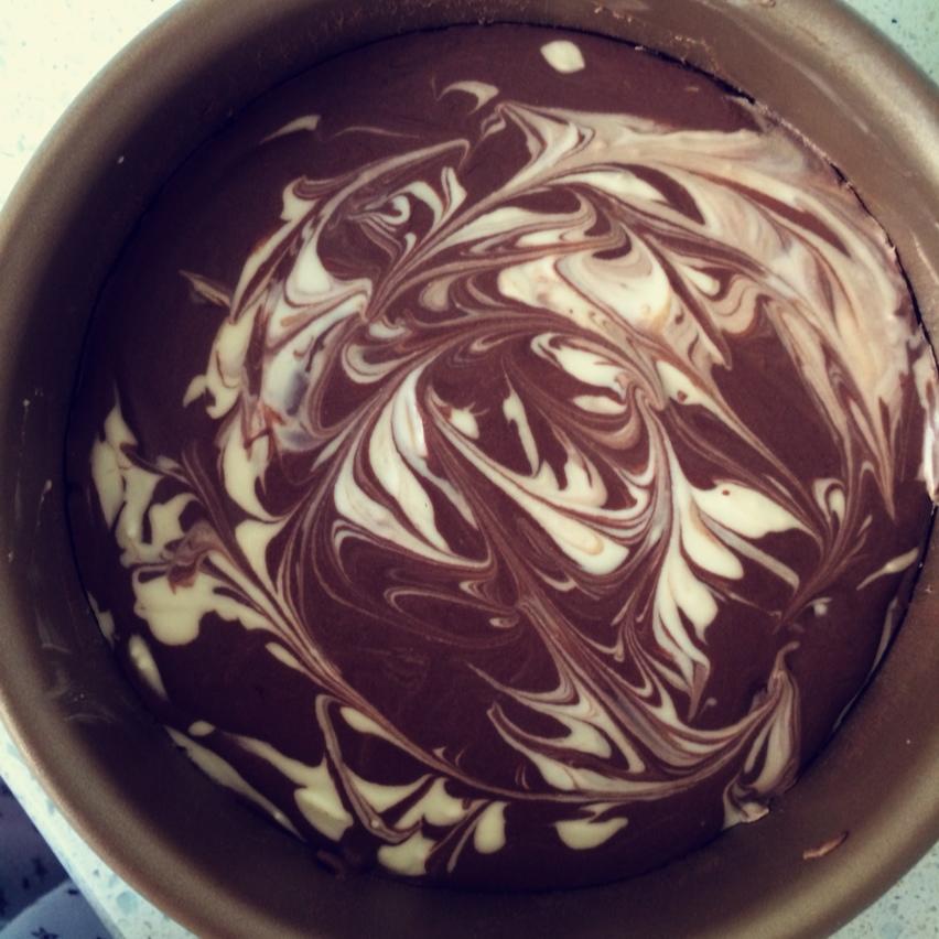 摩卡大理石冻芝士蛋糕