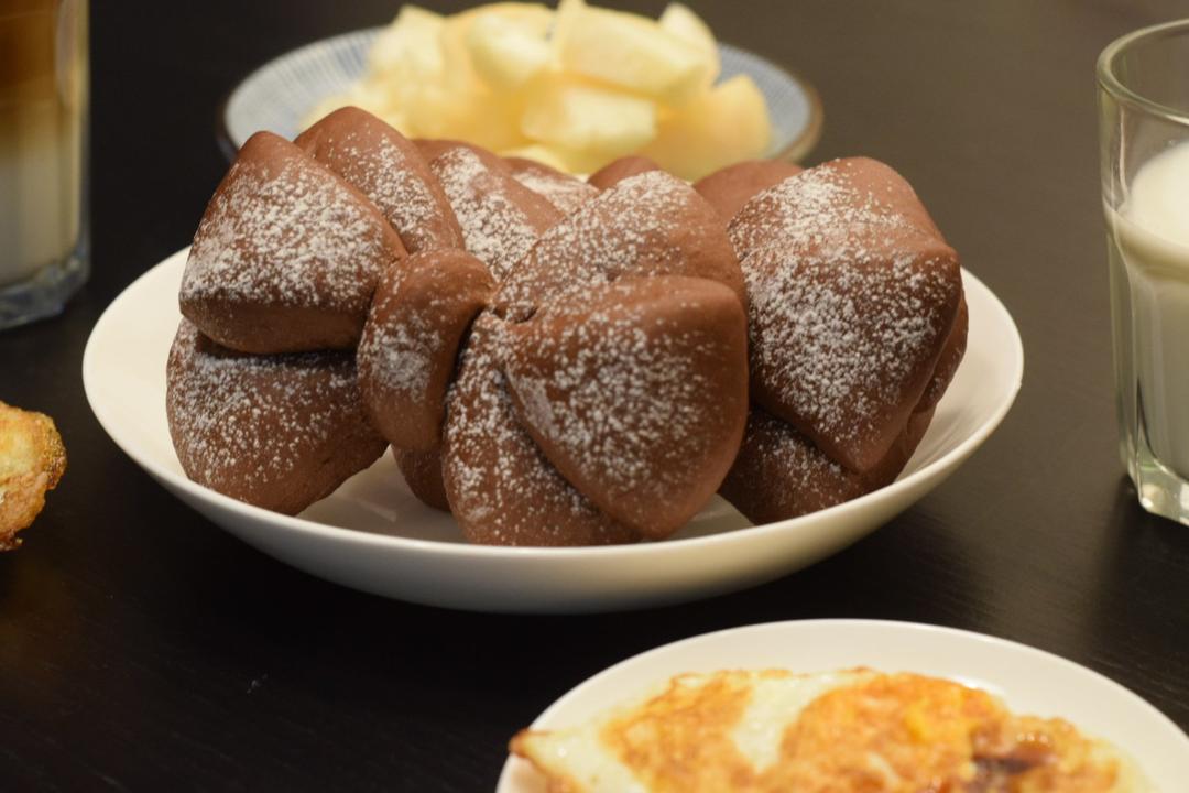 双倍浓郁的可可巧克力吐司