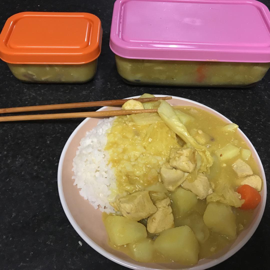 咖喱土豆鸡块