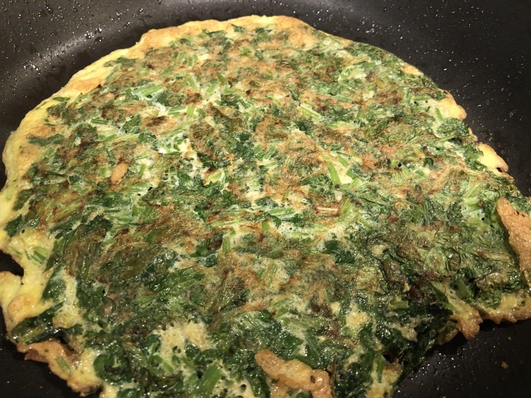 香菜爱好者不能错过的香菜鸡蛋饼