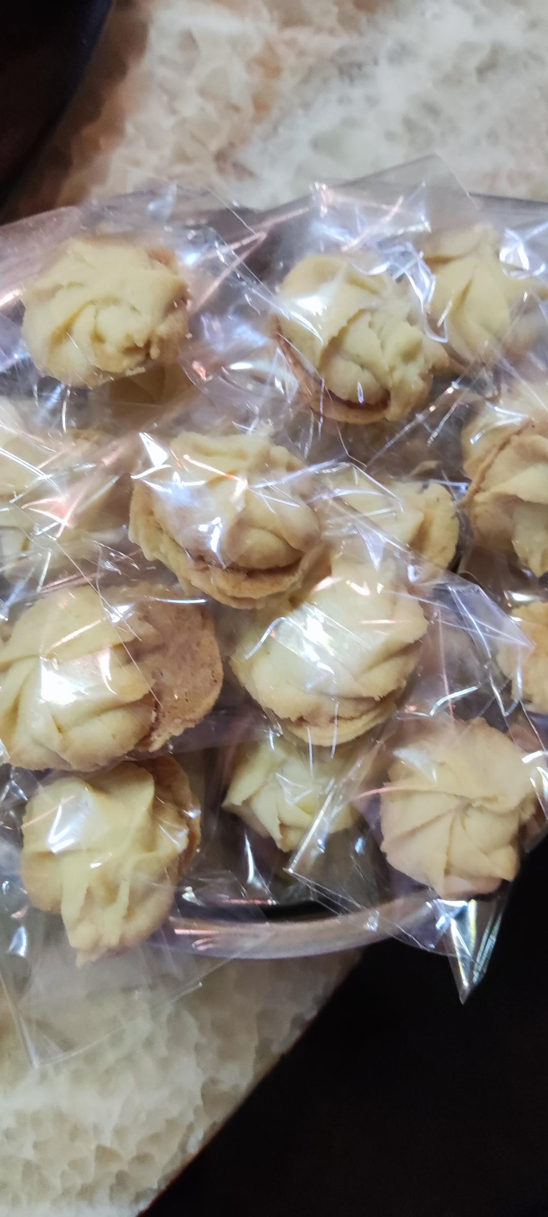 超级好挤又好吃的奶香曲奇饼干