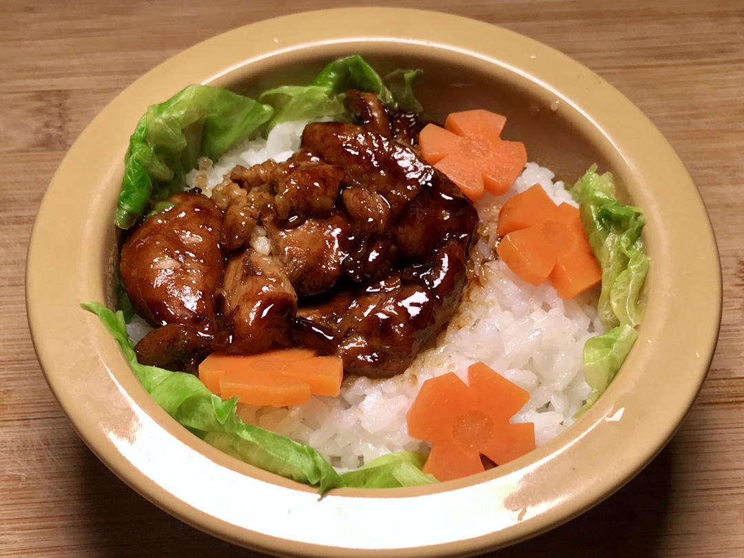 照烧鸡腿饭