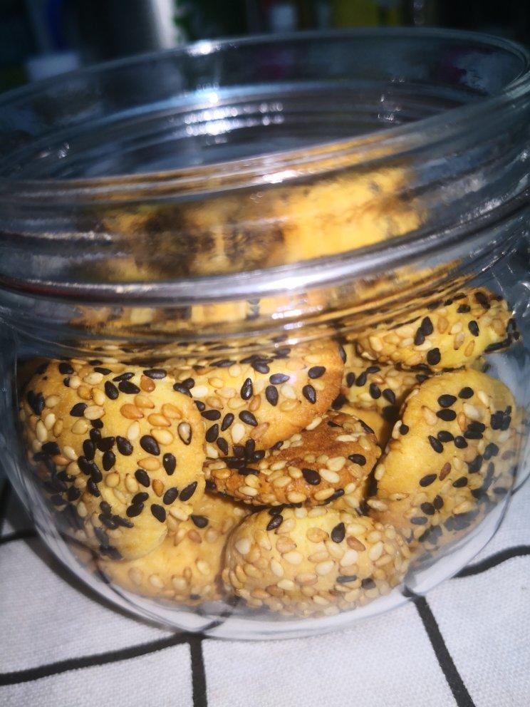 蛋黄芝麻酥，补钙小零嘴