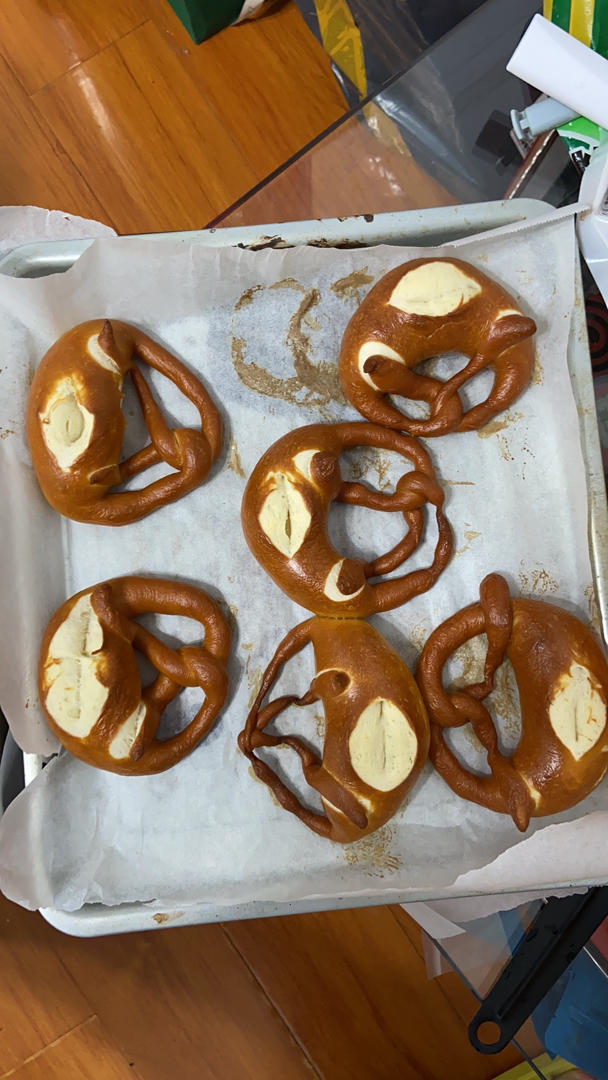 德式碱水面包｜经典碱水结｜普雷结｜0糖低卡｜免发酵｜免手套膜