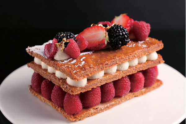 香草水果森林千层饼——法国甜点MOF大师作品的做法