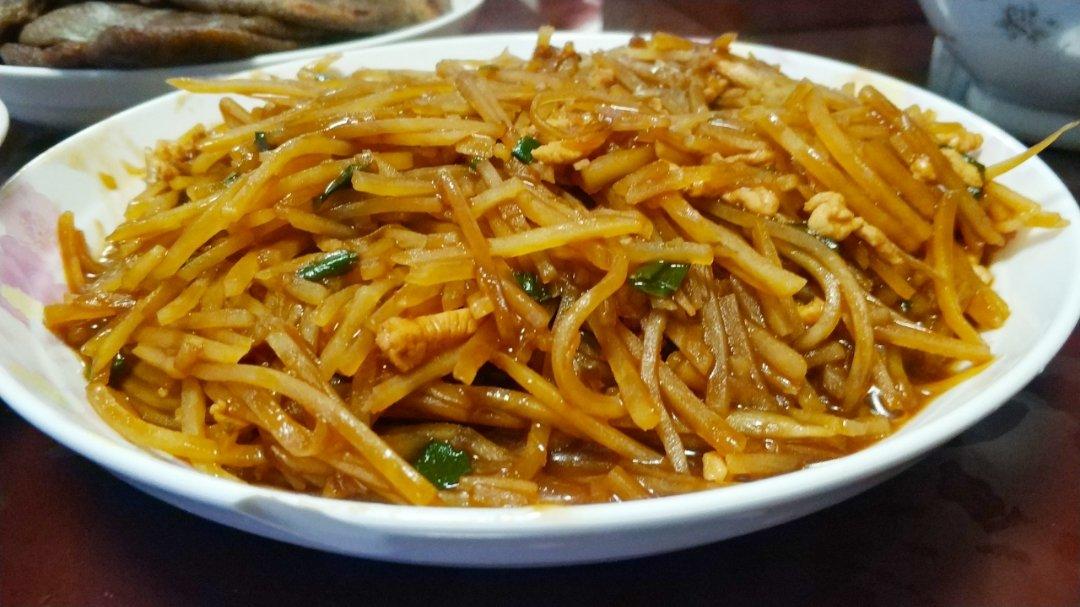 土豆炒肉丝