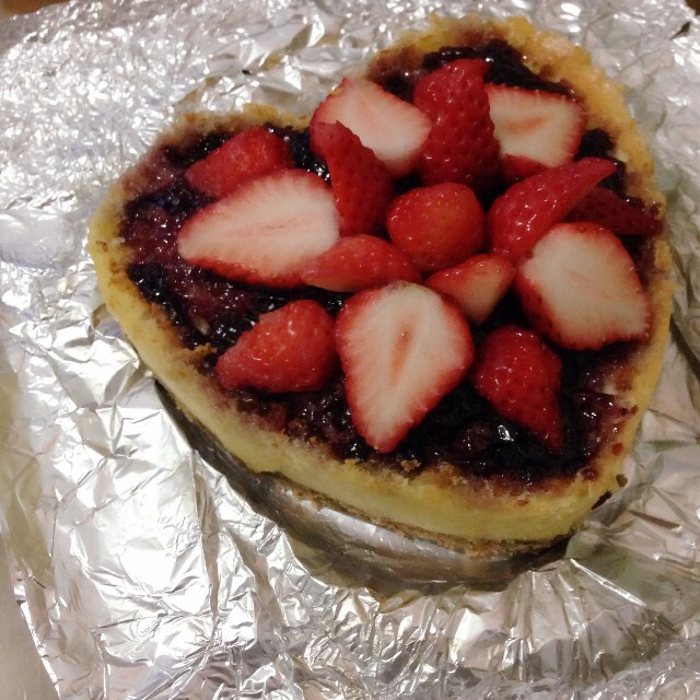 热烤蓝莓芝士蛋糕