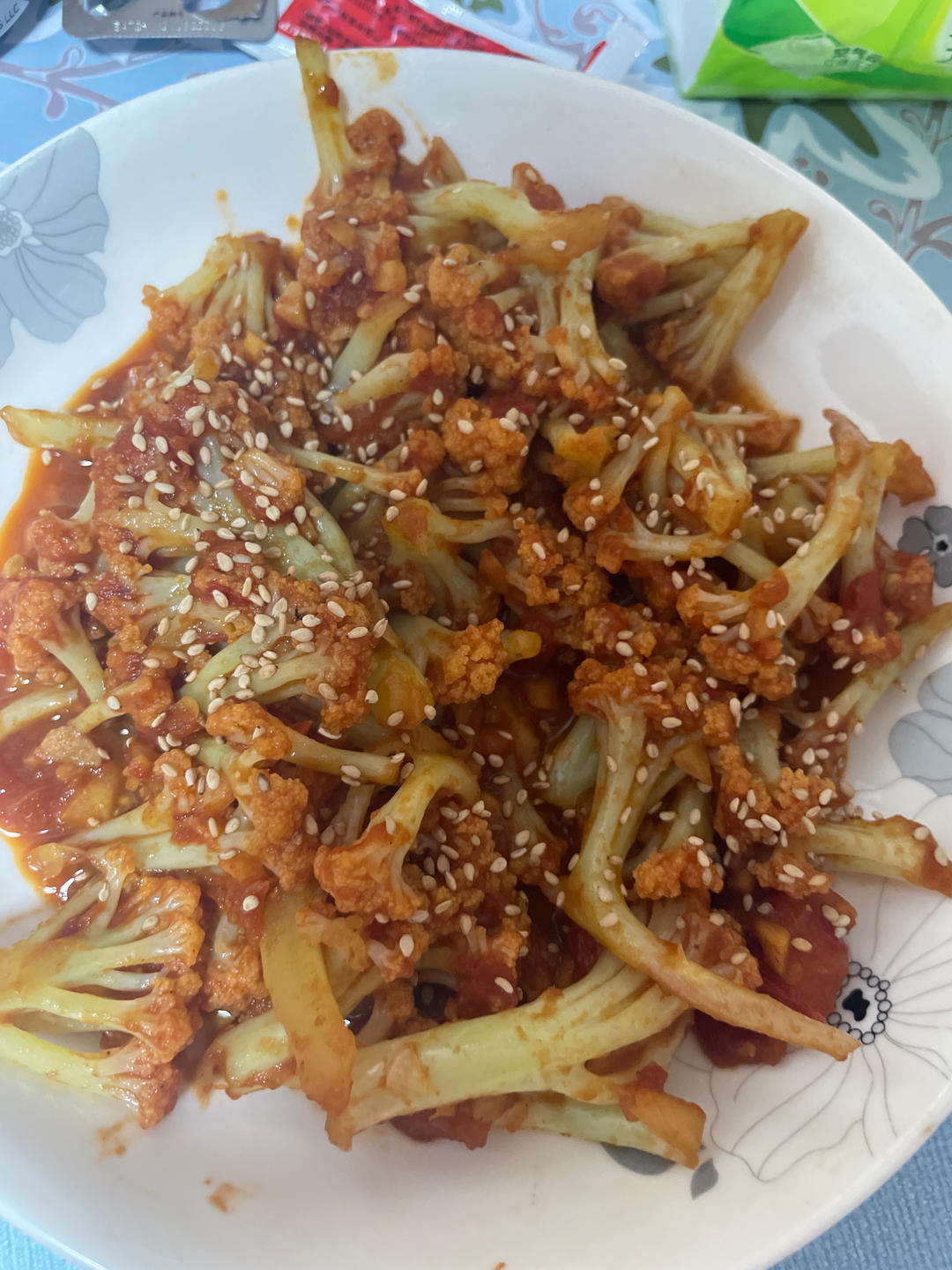（祖传）番茄炒菜花😋