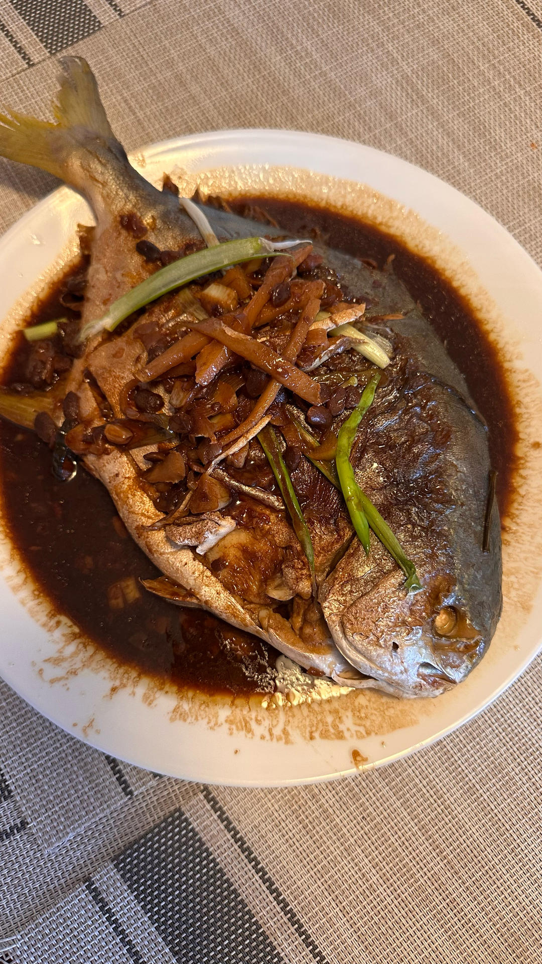 红烧金鲳鱼