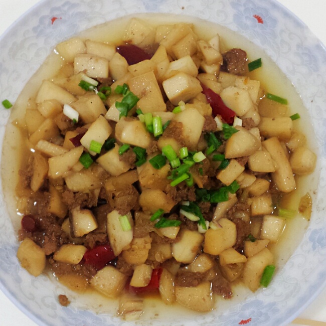 鸡肉杏鲍菇盐煮