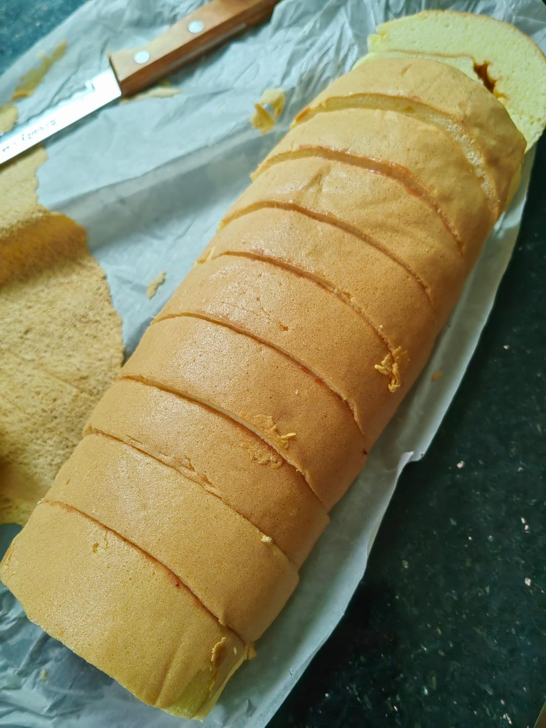 烫面蛋糕卷‼️配方好记全是5‼️绵润又细腻