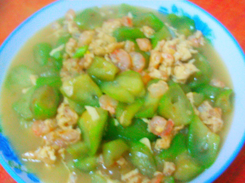 丝瓜炒蛋