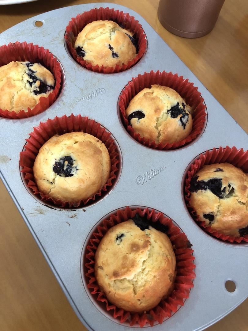 蓝莓玛芬蛋糕 Blueberry Muffin