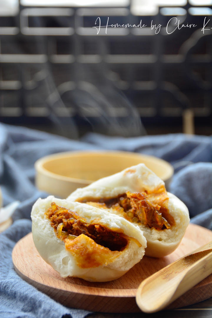 clairek做的肉末粉丝包glassnoodledumplings