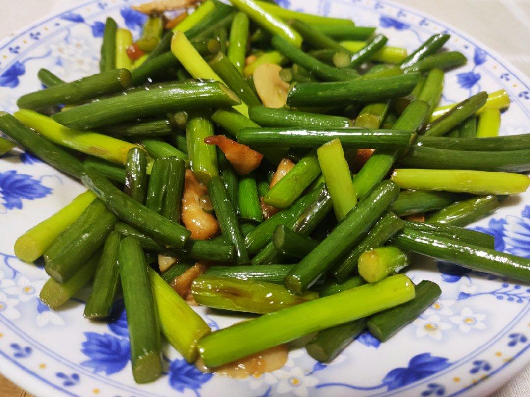 蒜苔炒鸡脯肉（少盐低脂）