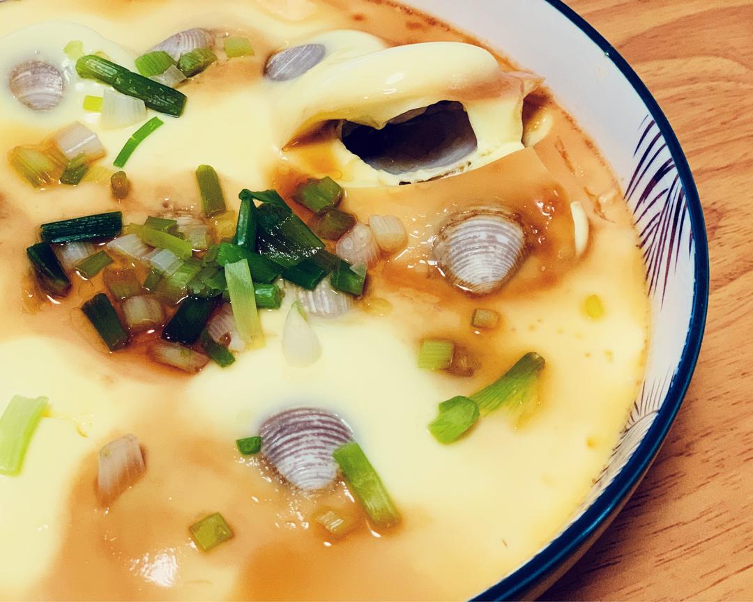 白贝蒸蛋🐣🥚鲜、滑👍🏻的做法