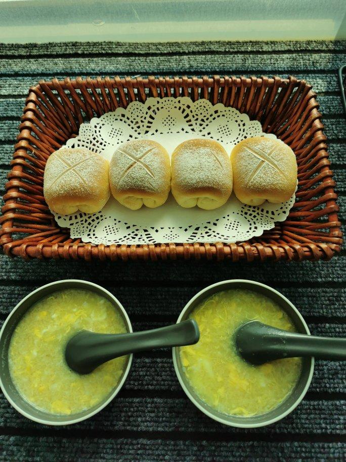 高颜值的日式面包~~~~不用一滴水（简易版）