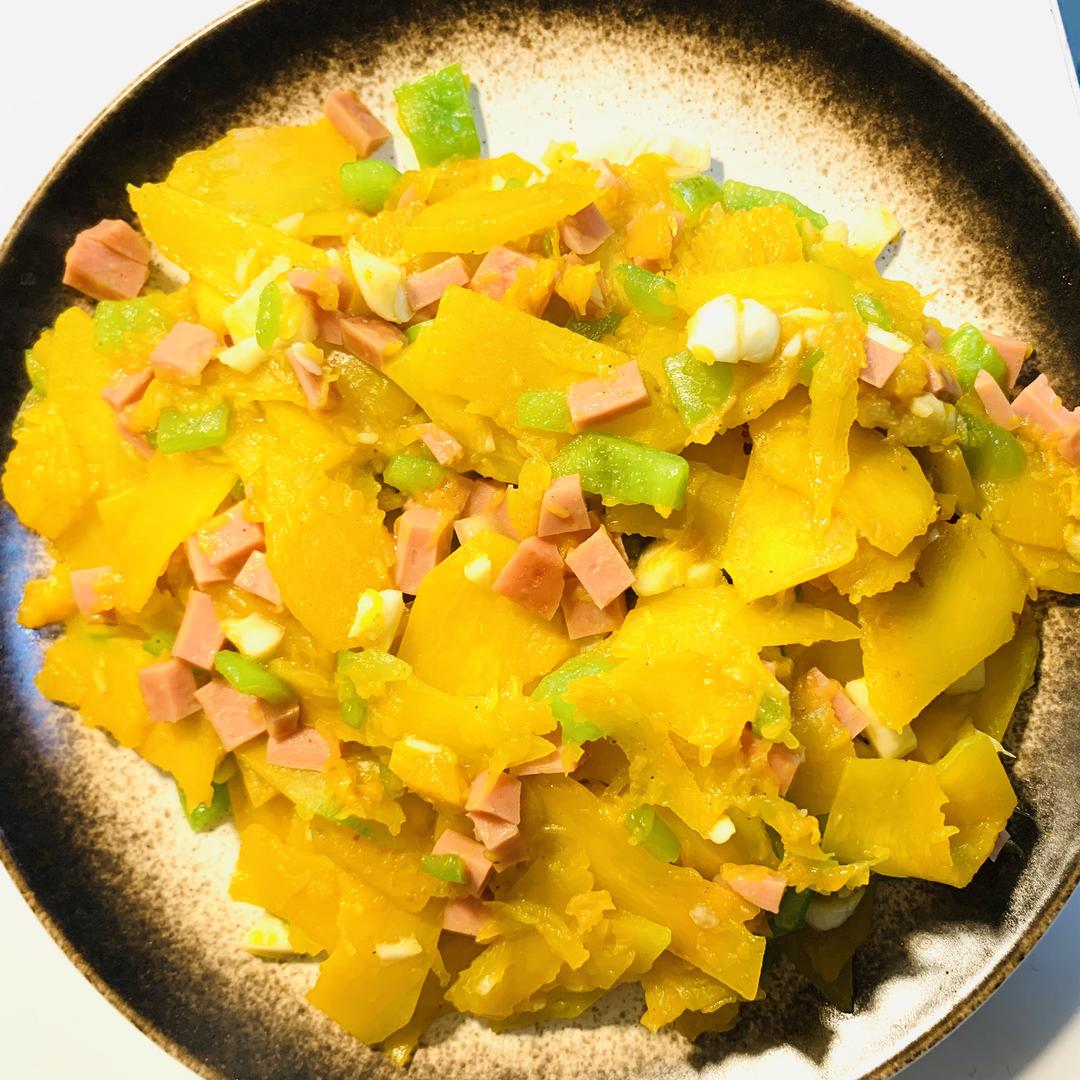 清炒老南瓜的做法