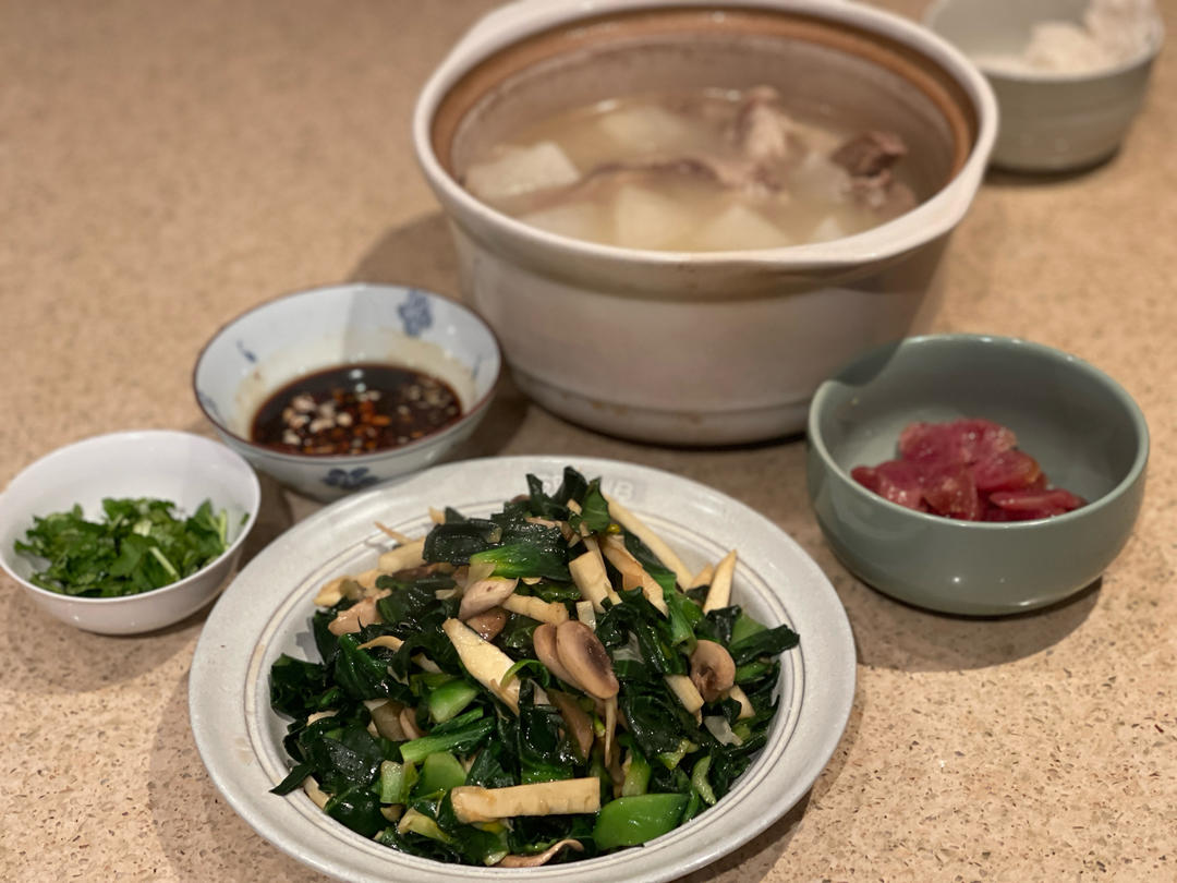 白切羊肉+清汤(三加三不加)