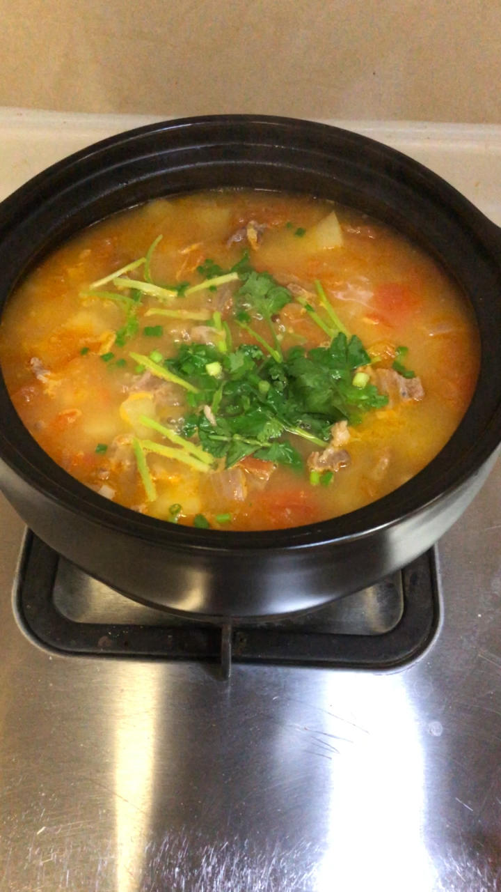 番茄土豆炖牛腩