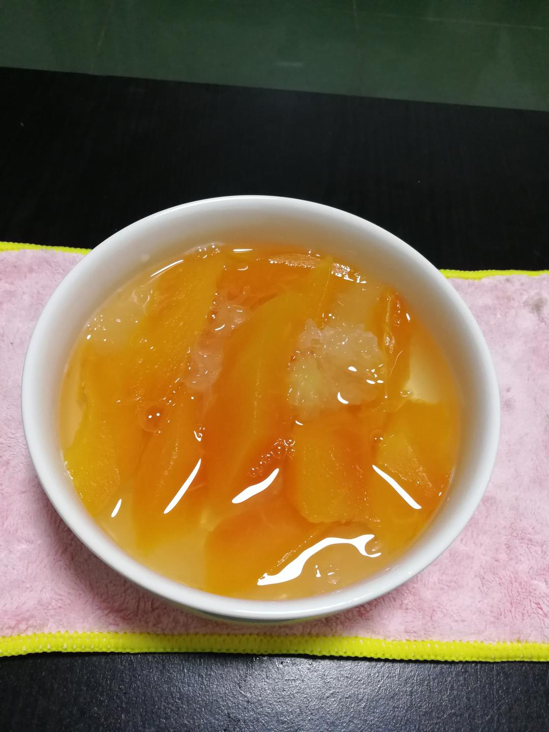 木瓜雪耳糖水的做法