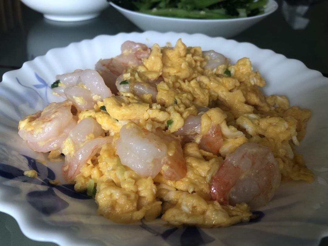 虾仁滑炒鸡蛋