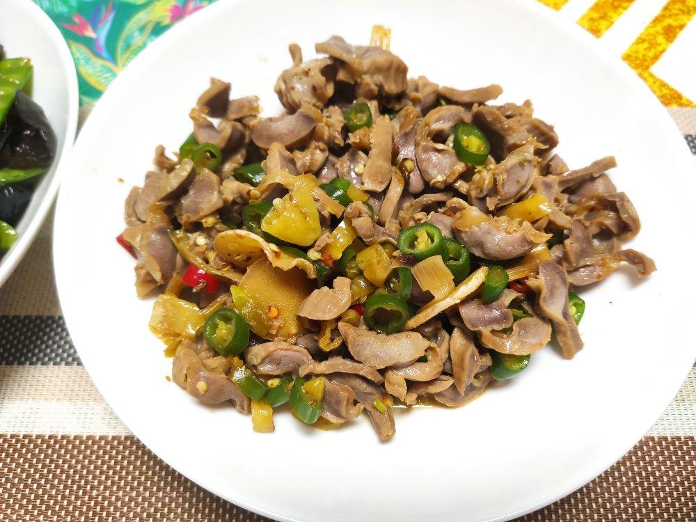 酸辣鸡肫，太下饭了