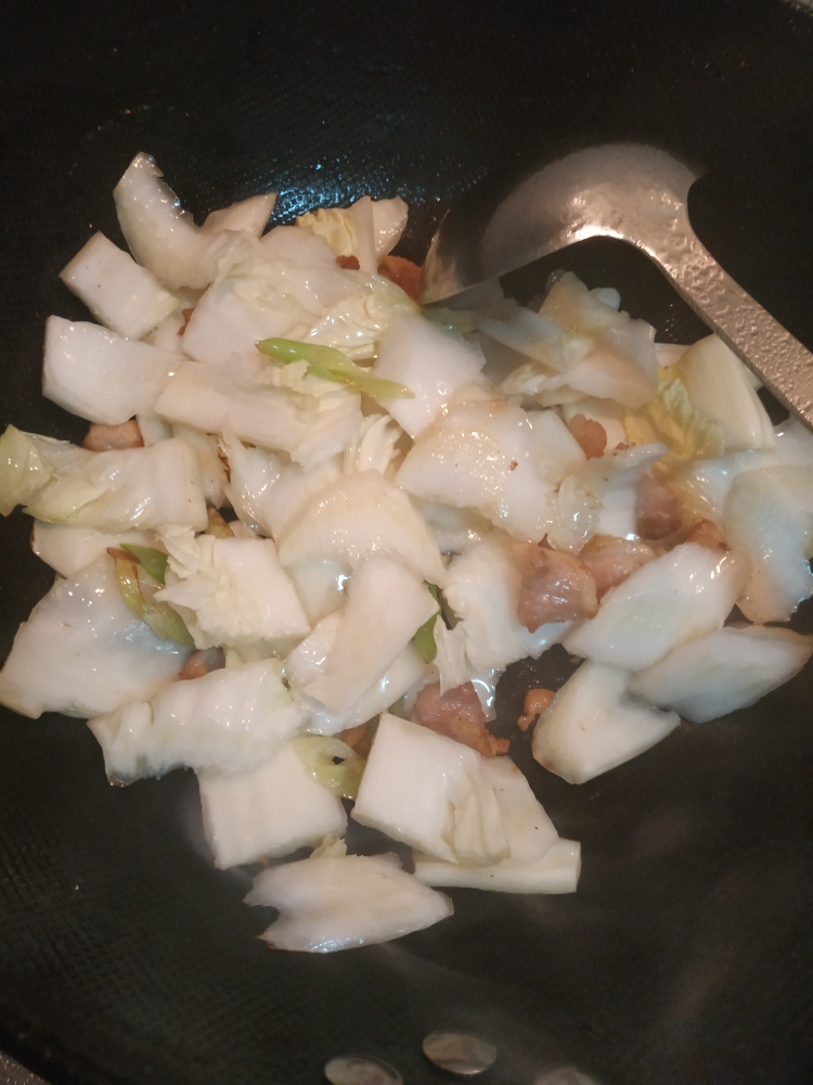 白菜炖肉的做法 步骤3