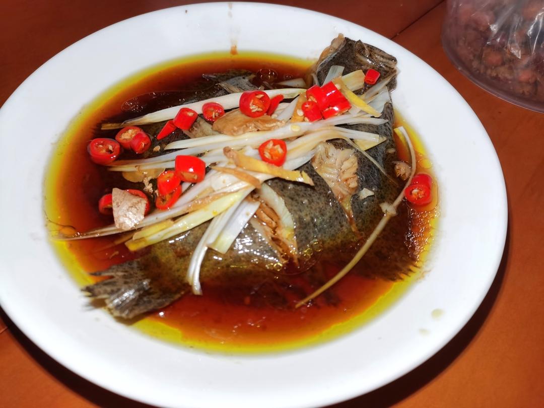 清蒸多宝鱼