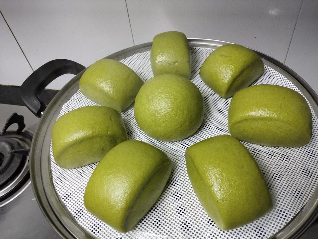 跟蛋糕一样柔软好吃的菠菜馒头