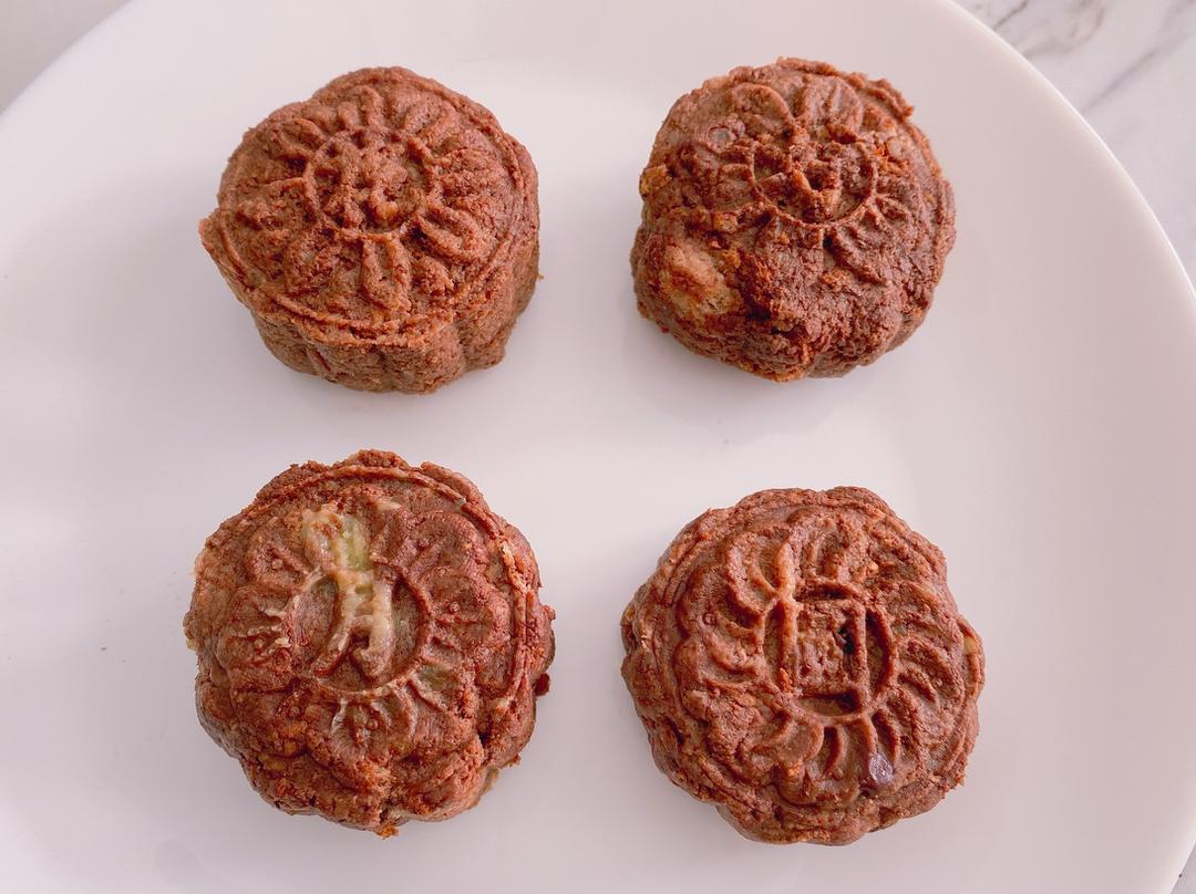 网红月饼🥮全麦面包月饼🥮吐司月饼🥮减肥减脂无糖🎑好吃不胖👍一次get4️⃣种口味的做法