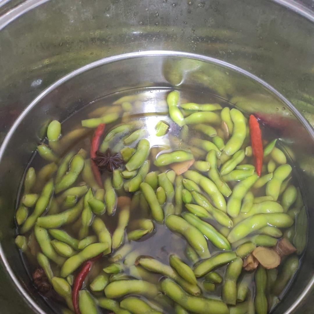 豪华版水煮毛豆