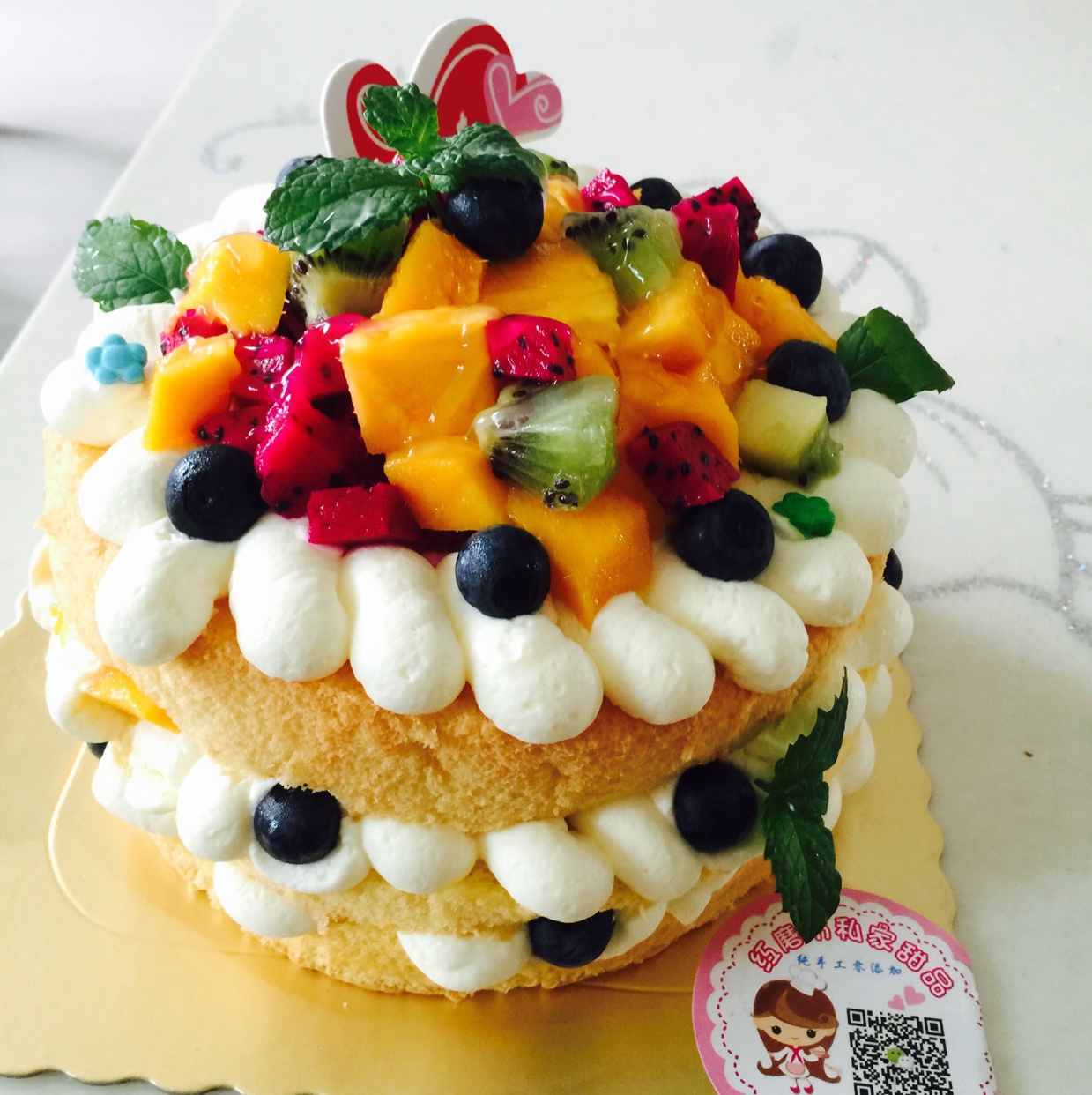 海绵胚裸蛋糕（附制作视频）