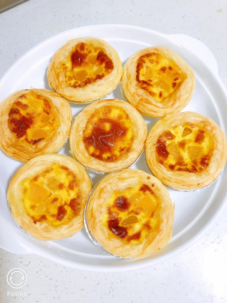 自制挞液～全蛋黄桃蛋挞（无奶油）