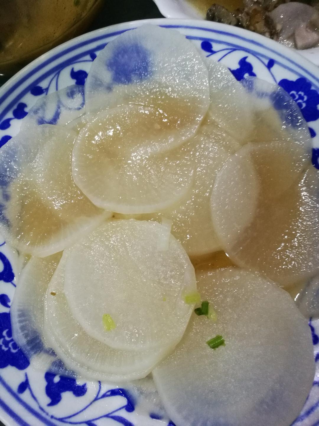 清蒸白萝卜