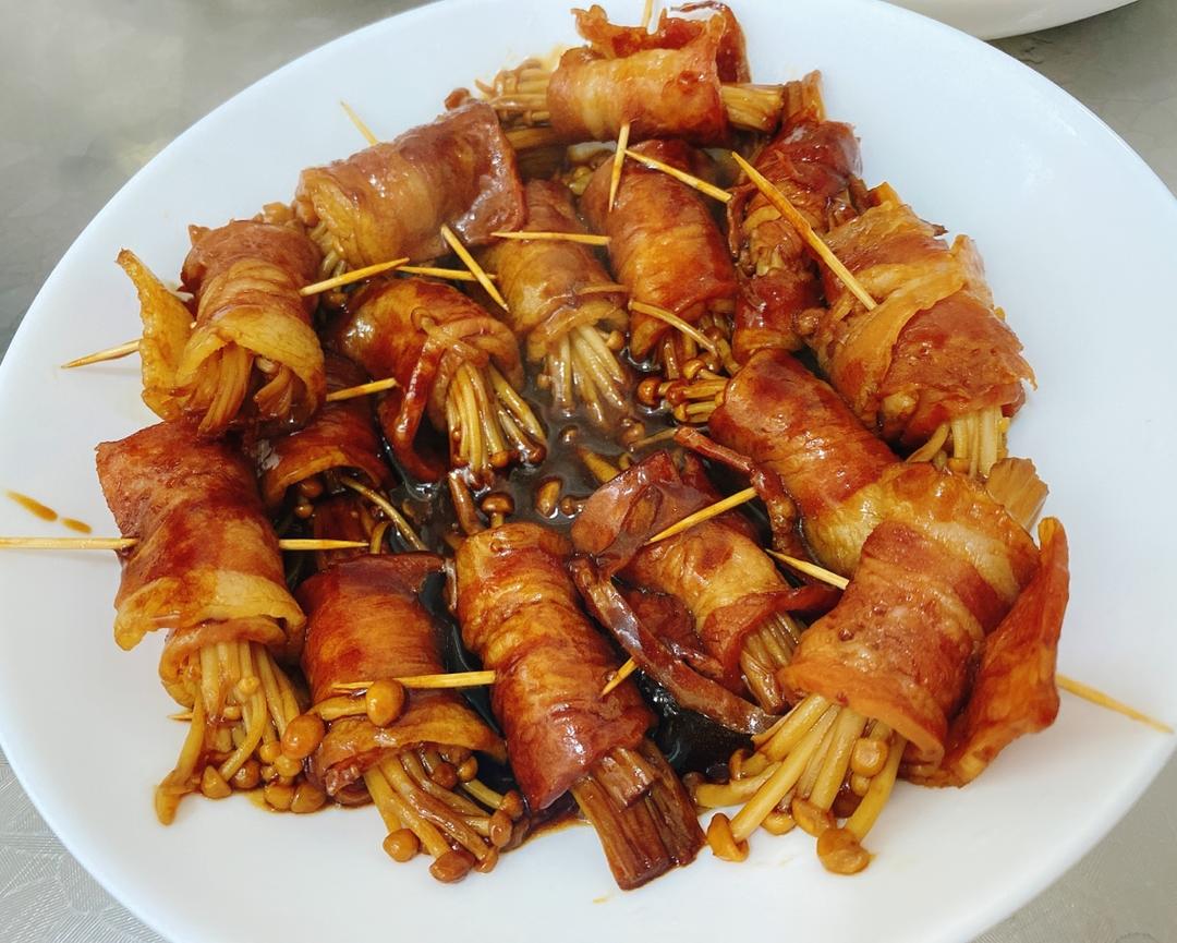 金针菇培根卷