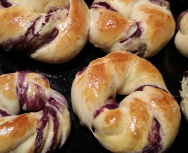 紫薯面包的做法
