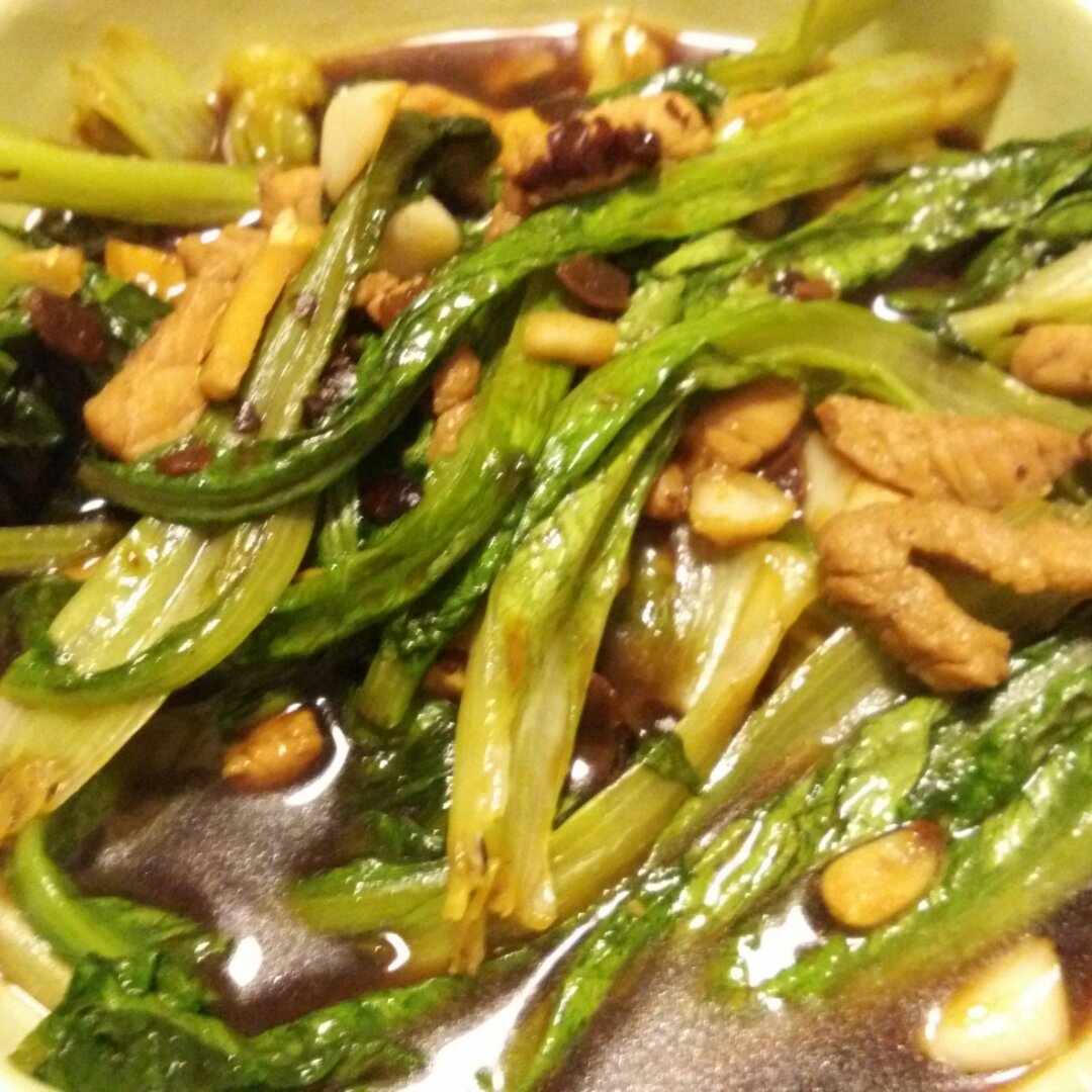 豆豉鲮鱼油麦菜